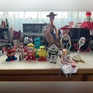 Toy Story toy collection gently used. 9 characters